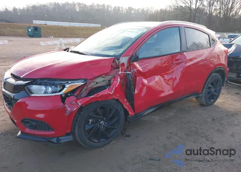 2022 Honda Hr-V 2Wd Sport z USA, uszkodzony, nr VIN 3CZRU5H1XNM719194